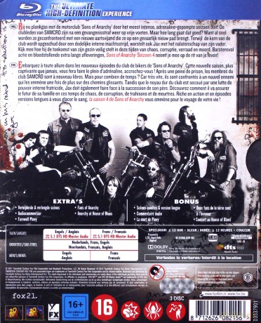 Sons of Anarchy Season 4 (Synowie Anarchii) [4xBlu-Ray]