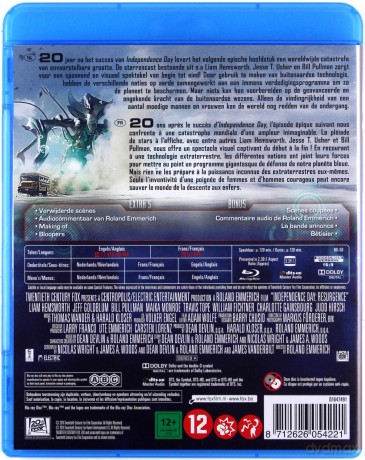 Independence Day: Resurgence (Dzień Niepodległości: Odrodzenie) [Blu-Ray]