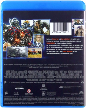 Transformers: Age of Extinction (Transformers: Wiek zagłady) [Blu-Ray]