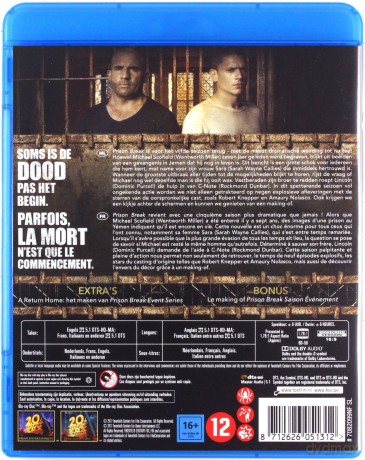 Prison Break Season 5 (Skazany na śmierć) [3xBlu-Ray]