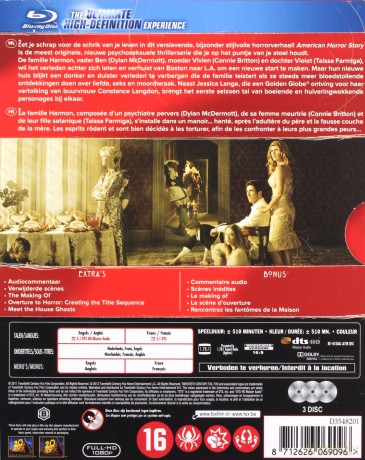 American Horror Story Season 1 [3xBlu-Ray]