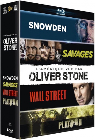 Snowden / Savages / Wall Street / Pluton [BOX] [4xBlu-Ray]
