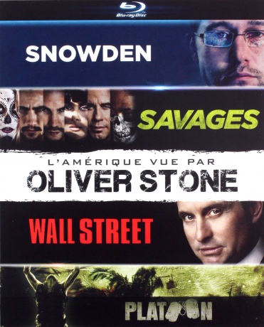 Snowden / Savages / Wall Street / Pluton [BOX] [4xBlu-Ray]