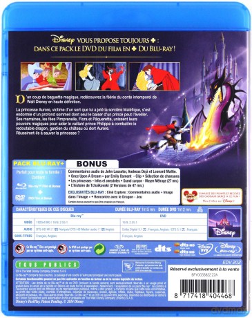 Sleeping Beauty (Śpiąca królewna) (Disney) [Blu-Ray]