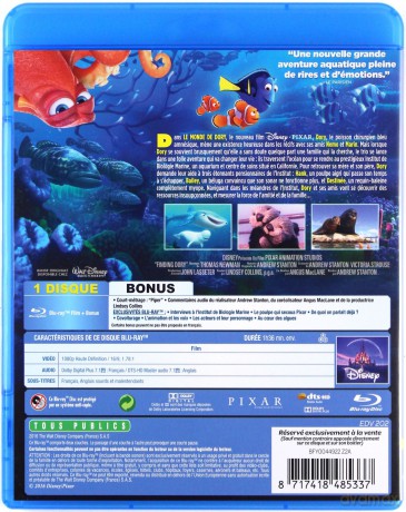 Finding Dory (Gdzie jest Dory?) (Disney) [Blu-Ray]