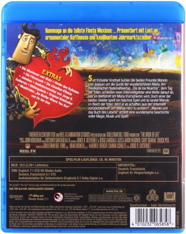 The Book of Life (Księga życia) [Blu-Ray]