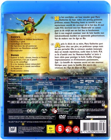 Epic (Tajemnica zielonego królestwa) [Blu-Ray]+[DVD]