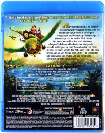 Epic (Tajemnica zielonego królestwa) [Blu-Ray]