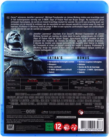 X-Men: Apocalypse [Blu-Ray]