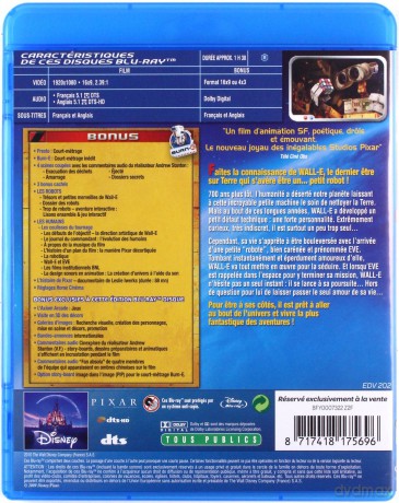 WALL-E (Disney) [Blu-Ray]