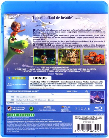 The Good Dinosaur (Dobry dinozaur) (Disney) [Blu-Ray]
