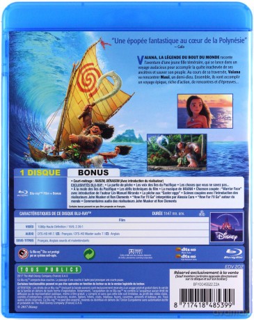 Moana (Vaiana: Skarb oceanu) (Disney) [Blu-Ray]