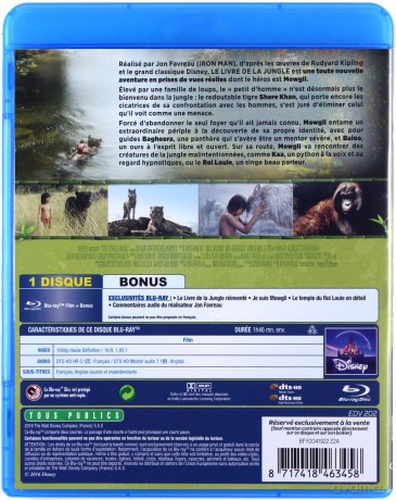 The Jungle Book (Księga dżungli) [Blu-Ray]