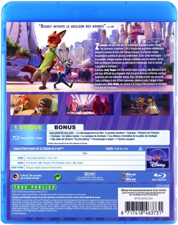 Zootopia (Zwierzogród) (Disney) [Blu-Ray]