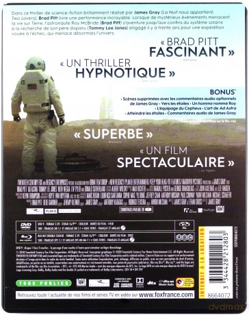 Ad Astra (steelbook) [Blu-Ray]+[DVD]