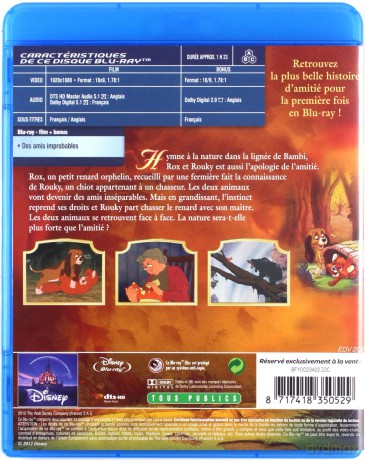 The Fox and the Hound (Lis i pies) (Disney) [Blu-Ray]