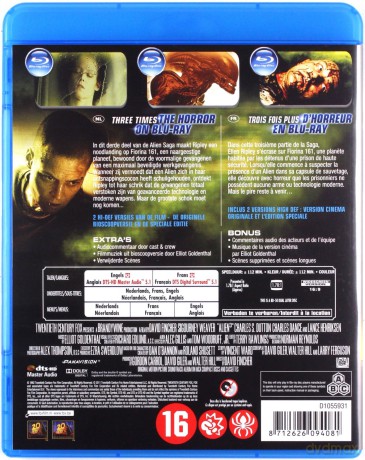 Alien 3 (Obcy 3) [Blu-Ray]