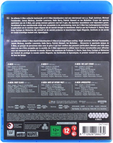 X-Men 1-6 [BOX] [6xBlu-Ray]