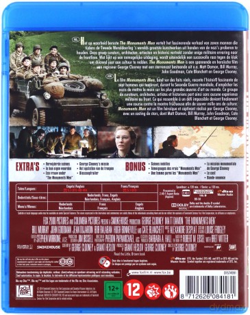 The Monuments Men (Obrońcy skarbów) [Blu-Ray]