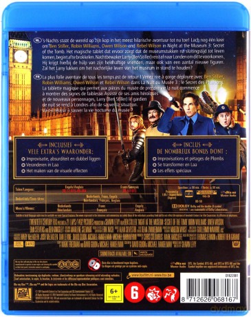 Night at the Museum: Secret of the Tomb (Noc w muzeum: Tajemnica grobowca) [Blu-Ray]