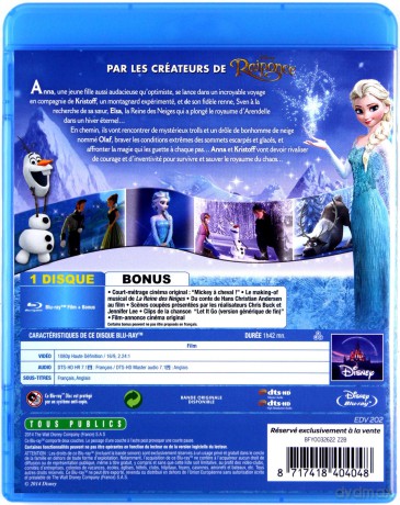 Frozen (Kraina lodu) (Disney) [Blu-Ray]
