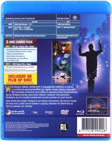 Fantasia (Fantazja) [Blu-Ray]+[DVD]