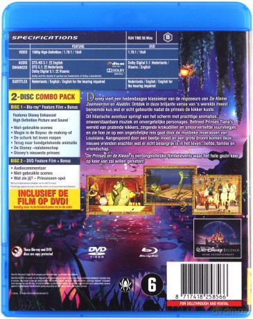 The Princess and the Frog (Księżniczka i żaba) (Disney) [Blu-Ray]