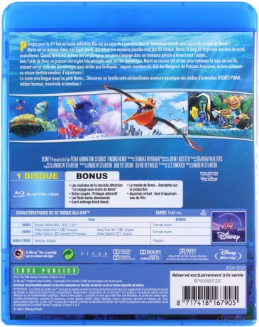 Finding Nemo (Gdzie jest Nemo?) (Disney) [Blu-Ray]
