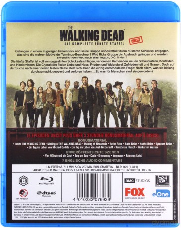 The Walking Dead Season 5 (Żywe Trupy) [2xBlu-Ray]