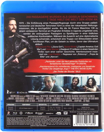 7 Days in Entebbe (Siedem dni) [Blu-Ray]