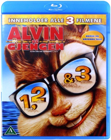Alvin and the Chipmunks 1-3 (Alvin i Wiewiórki 1-3) [3xBlu-Ray]
