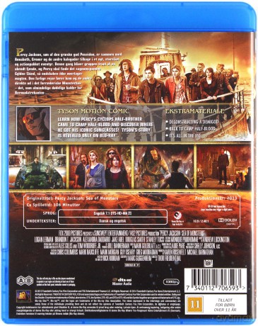 Percy Jackson 2 - Sea of Monsters (Percy Jackson: Morze potworów) [Blu-Ray]