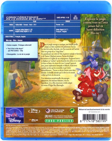 Tarzan (Disney) [Blu-Ray]