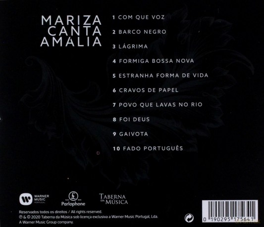 Mariza: Mariza Canta Amalia [CD]