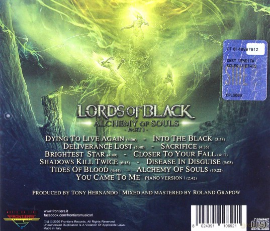Lords Of Black: Alchemy Of Souls [CD]