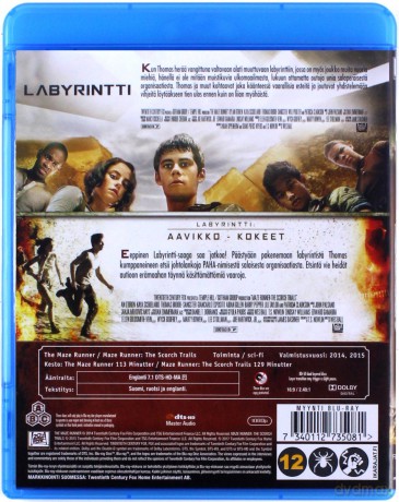 The Maze Runner 1-2 (Więzień labiryntu 1-2) [2xBlu-Ray]