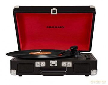 Cruiser Deluxe Przenośny Gramofon Black