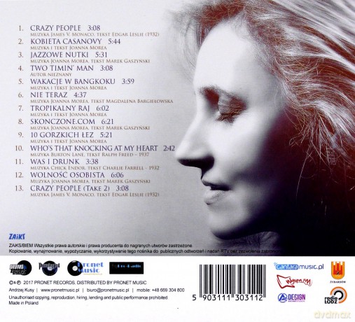 Joanna Morea: Crazy People [CD]