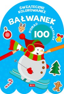 Bałwanek. Kolorowanka z naklejkami [KSIĄŻKA]