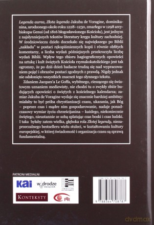 Czas uświęcony. Jakub de voragine i "złota legenda" - Goff Jacques Le [KSIĄŻKA]