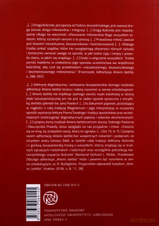 Droga miłosierdzia i integracji w adhortacji Amoris laetitia. Perspektywa dogmatyczna, moralna i pastoralna - Konrad Glombik, Jacek Goleń [KSIĄŻKA]