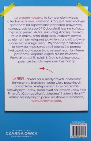 Jej orgazm najpierw. Poradnik dla myślących mężczyzn - Ian Kerner [KSIĄŻKA]