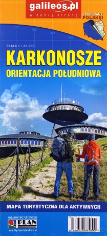 Mapa dla aktywnych - Karkonosze orientacja poł
