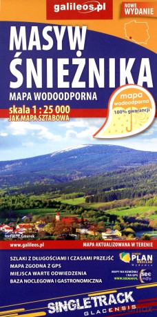 Masyw Śnieżnika, 1:25 000
