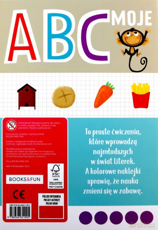 Moje ABC z naklejkami [KSIĄŻKA]