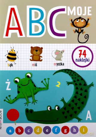 Moje ABC z naklejkami [KSIĄŻKA]