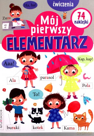 Mój pierwszy elementarz z naklejkami. Ćwiczenia [KSIĄŻKA]