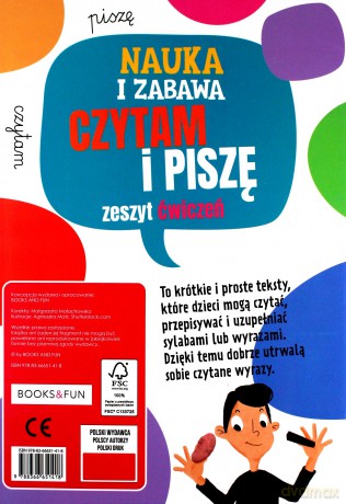 Nauka i zabawa, Czytam i piszę. Zeszyt ćwiczeń [KSIĄŻKA]