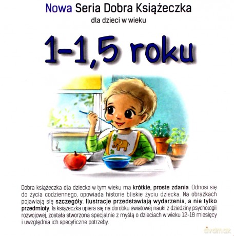 Nowa Seria Dobra Książeczka 1-1,5 roku - Agnieszka Starok [KSIĄŻKA]