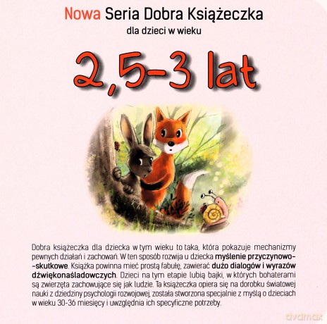 Nowa Seria Dobra Książeczka 2,5-3 lat - Agnieszka Starok [KSIĄŻKA]